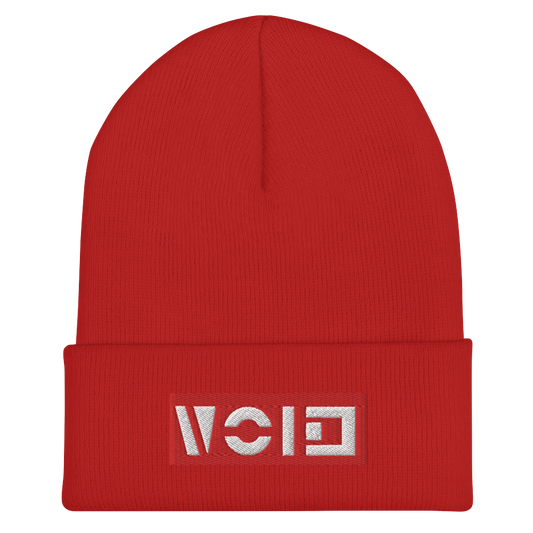 IVC Red Cuffed Beanie