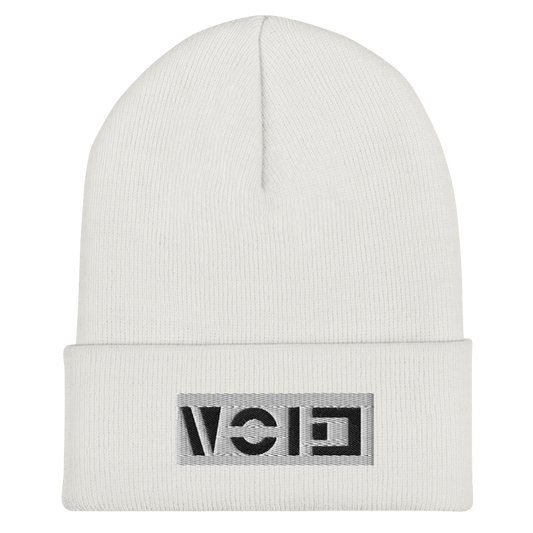 IVC White Cuffed Beanie