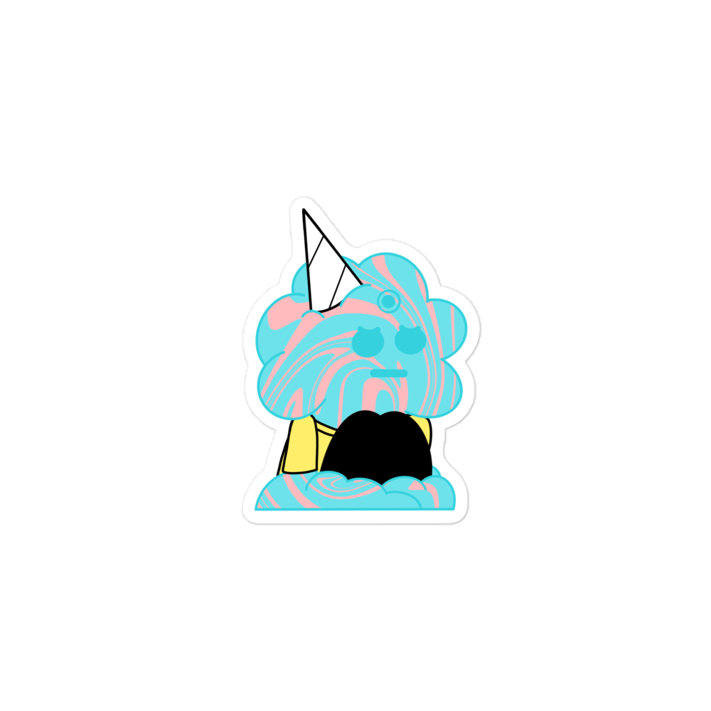 Cotton Candy Steve stickers