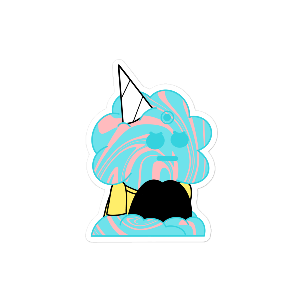 Cotton Candy Steve stickers