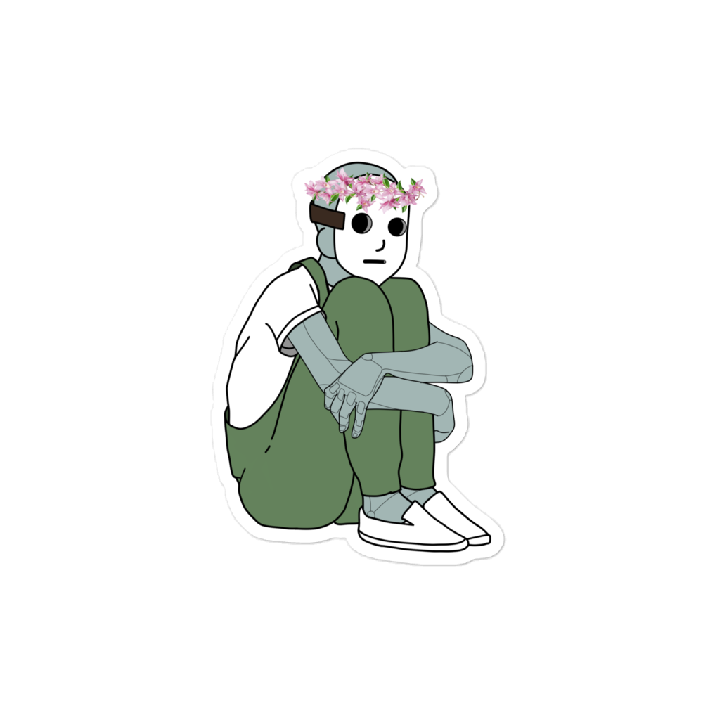 Flower Robot stickers